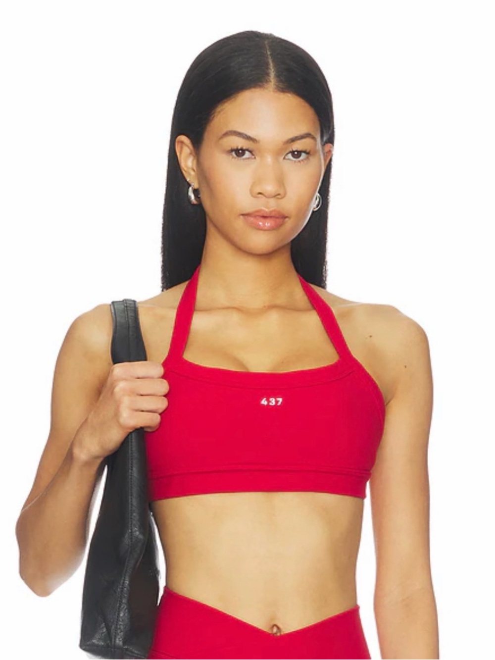 The Halter Bra in Scarlet 437